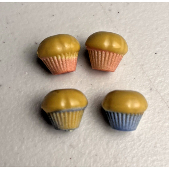 Miniature Doll Food Lot Avocado Toast Muffins Croissant Fruit Bowl 1:6 Scale - Picture 9 of 13